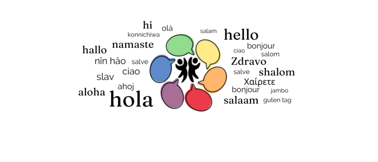 multilingual page with outline